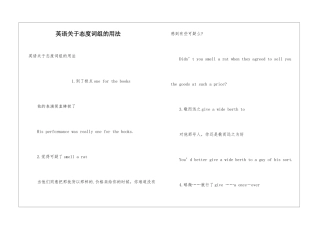 英语关于态度词组的用法