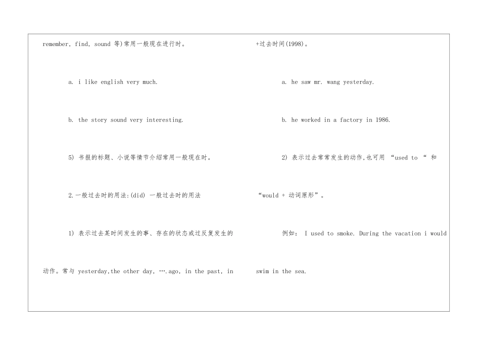 英语动词的时态知识点_第3页