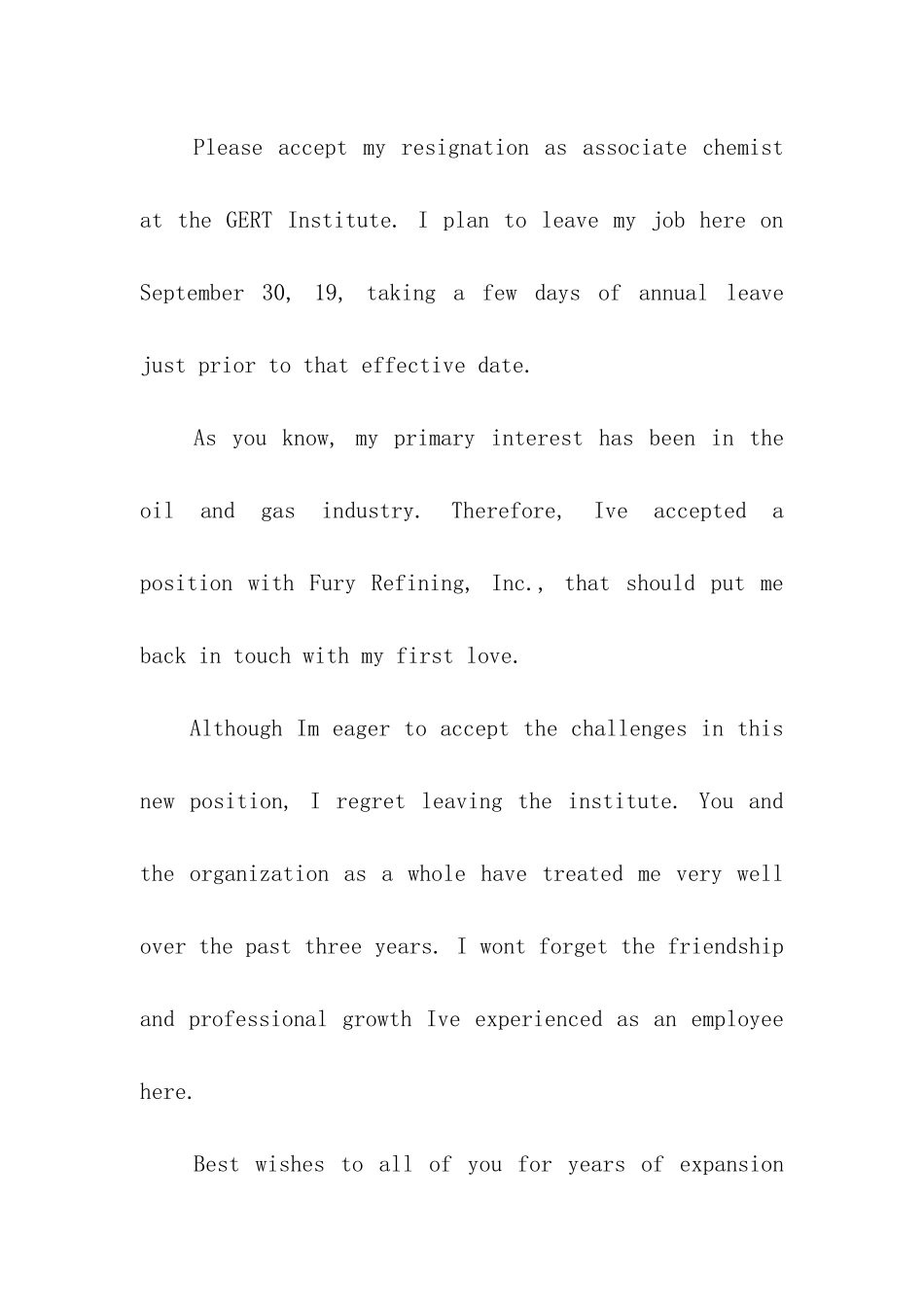 英语辞职信样板_第3页