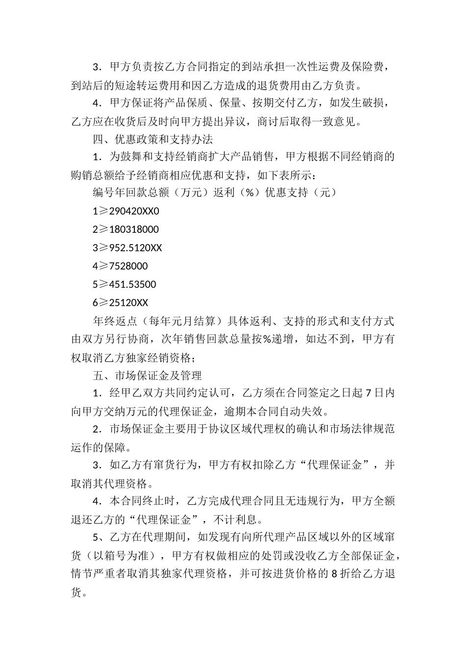 药品代理合同七篇_第2页