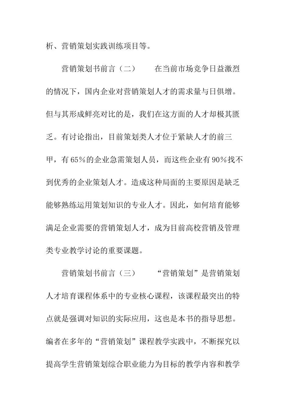 营销策划书前言怎么写_第2页
