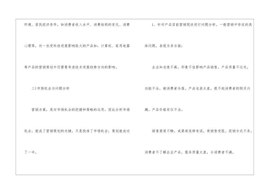 营销计划书怎么写_第3页
