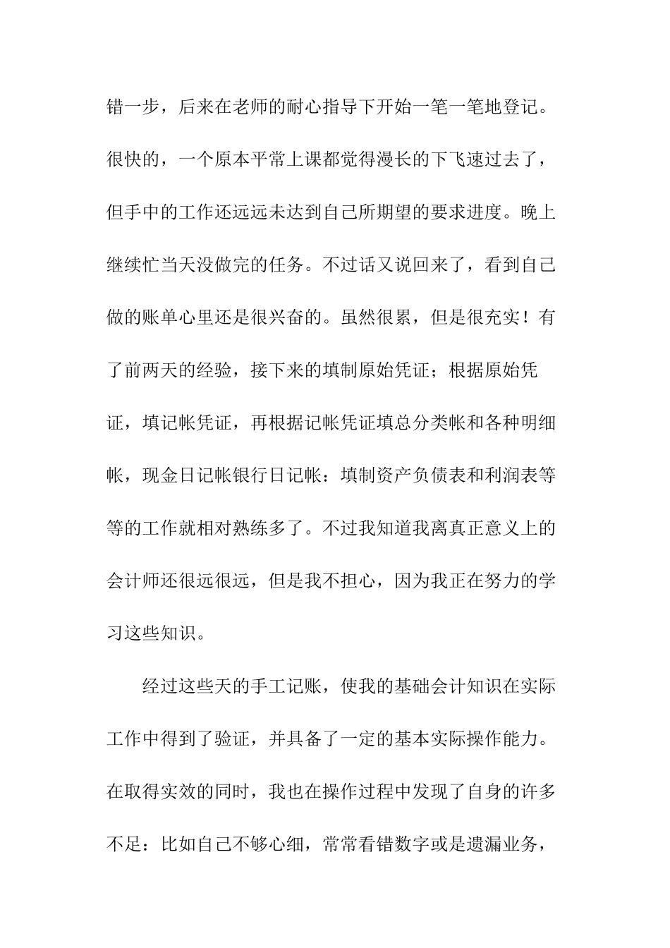 虚拟会计岗位实训报告_第3页