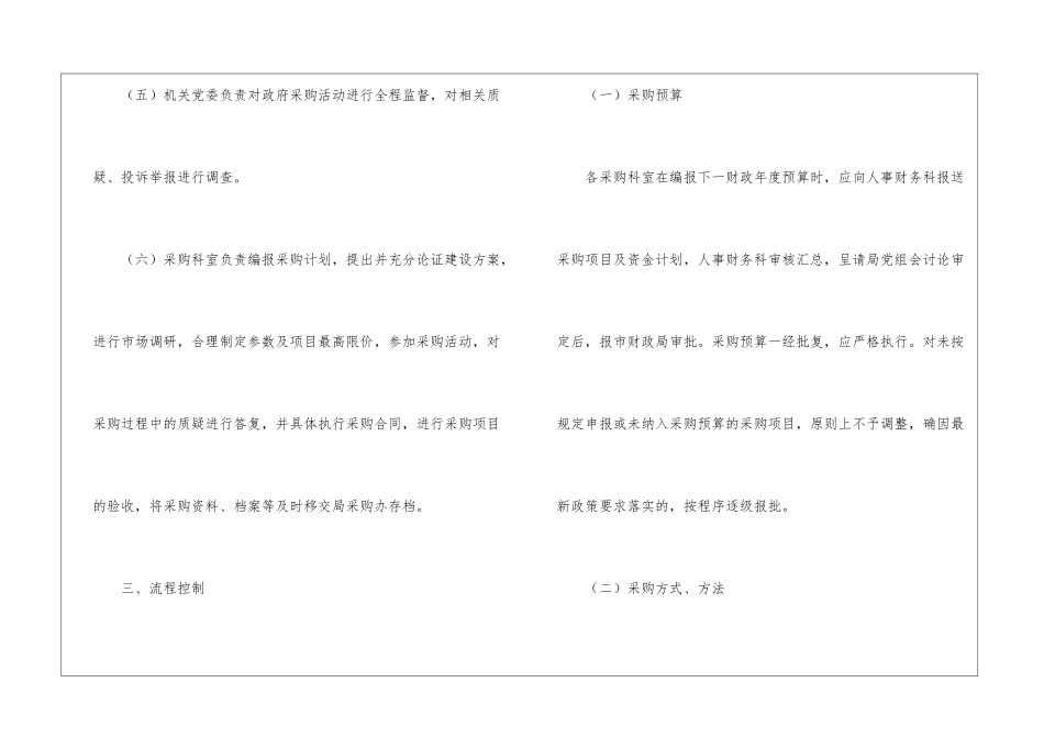 行政审批服务局采购内控管理制度_第3页