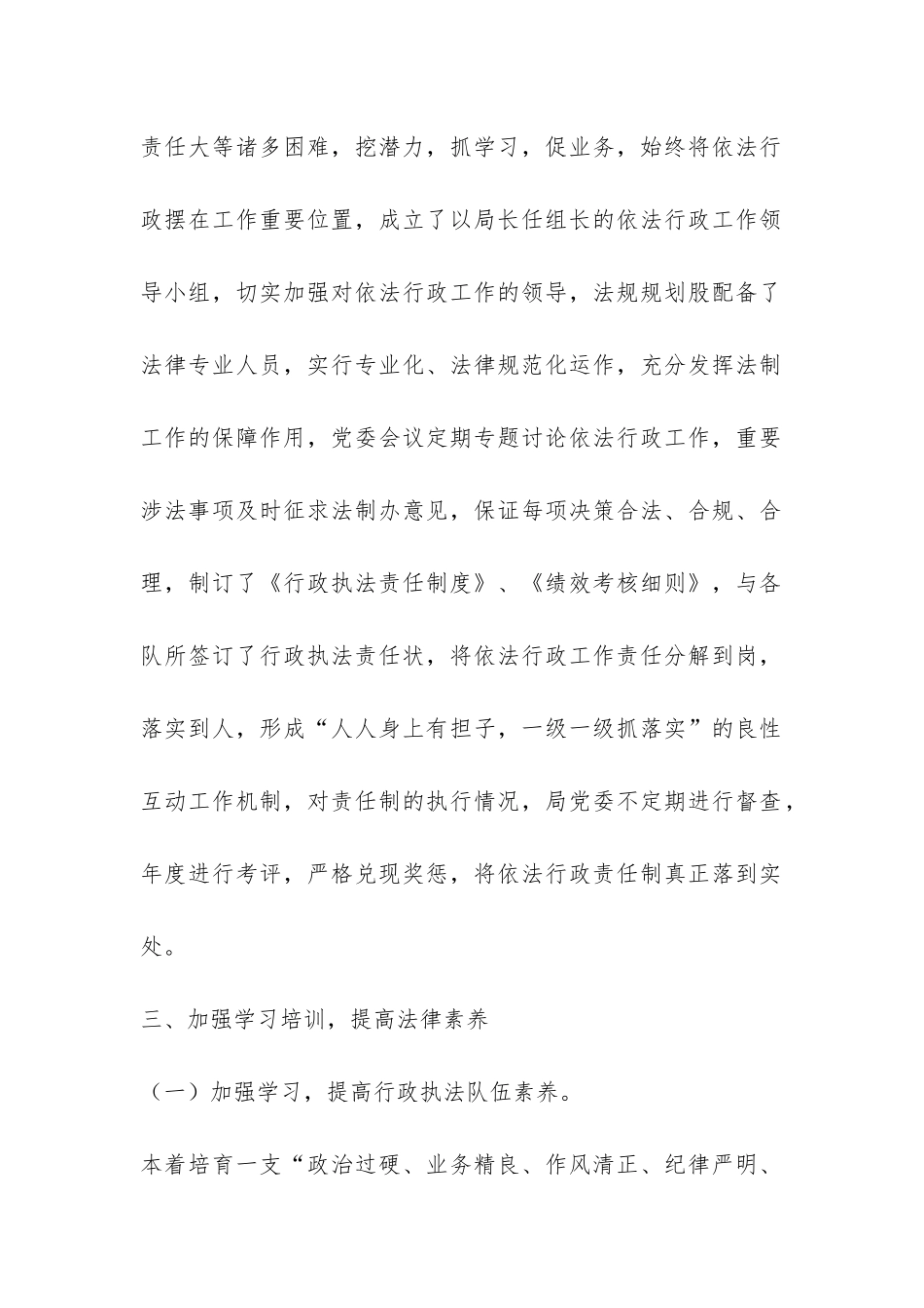 行政执法工作基本情况总结-_第2页