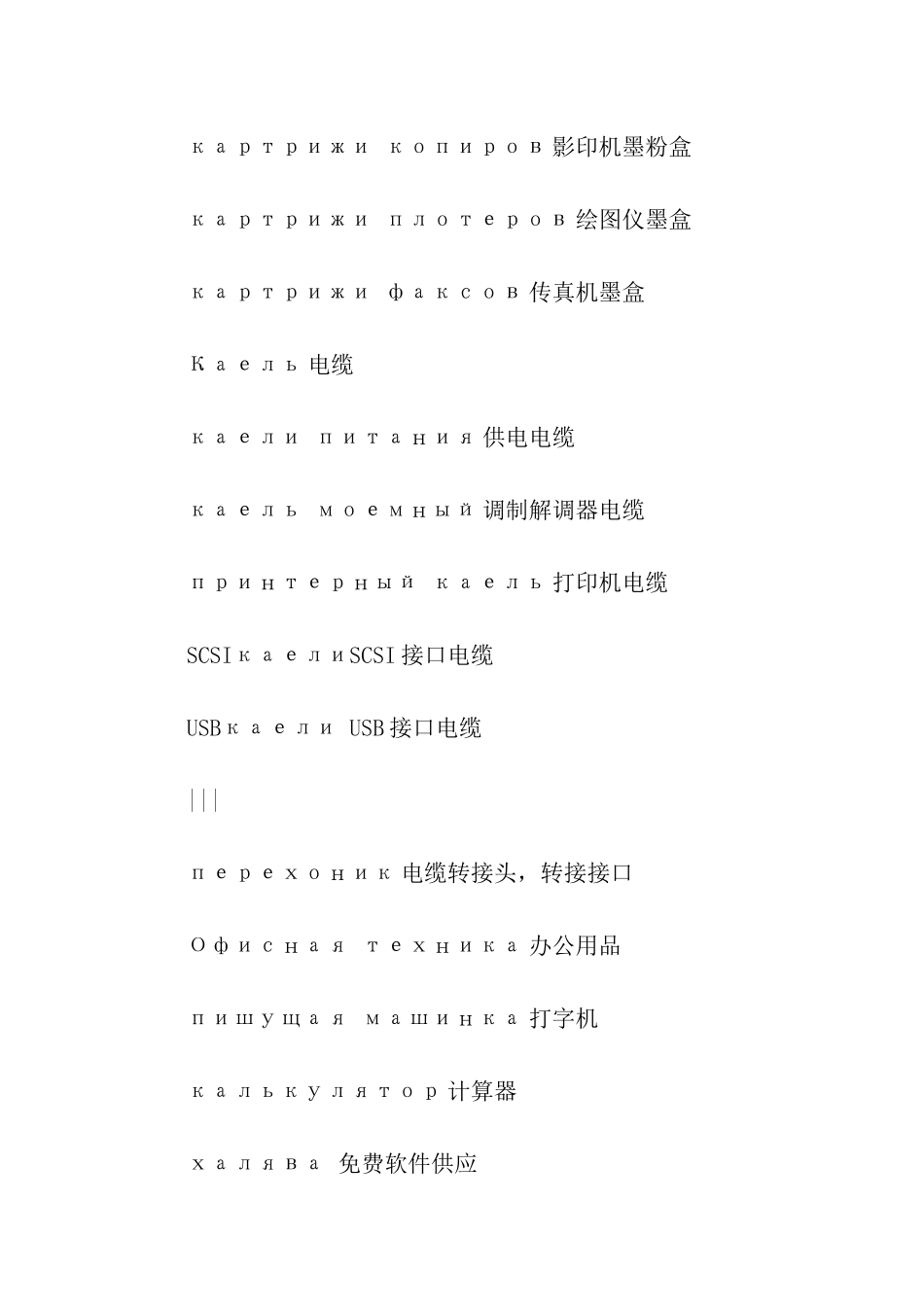 计算机网络的俄语词汇学习_第3页