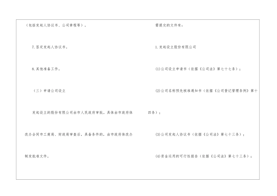 设立股份有限公司条件有哪些？_第3页