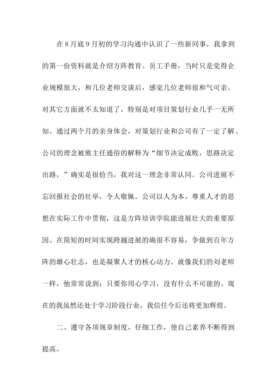 试用期个人工作总结_第2页