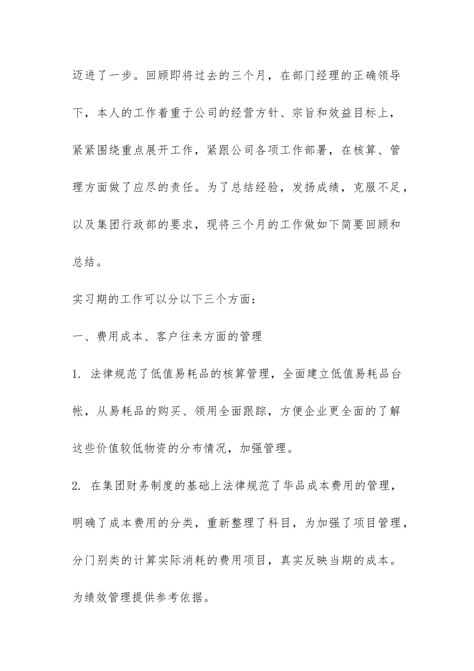 试用期会计工作总结-_第2页