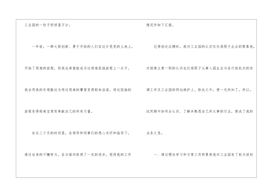 试用期内个人工作总结4篇_第2页