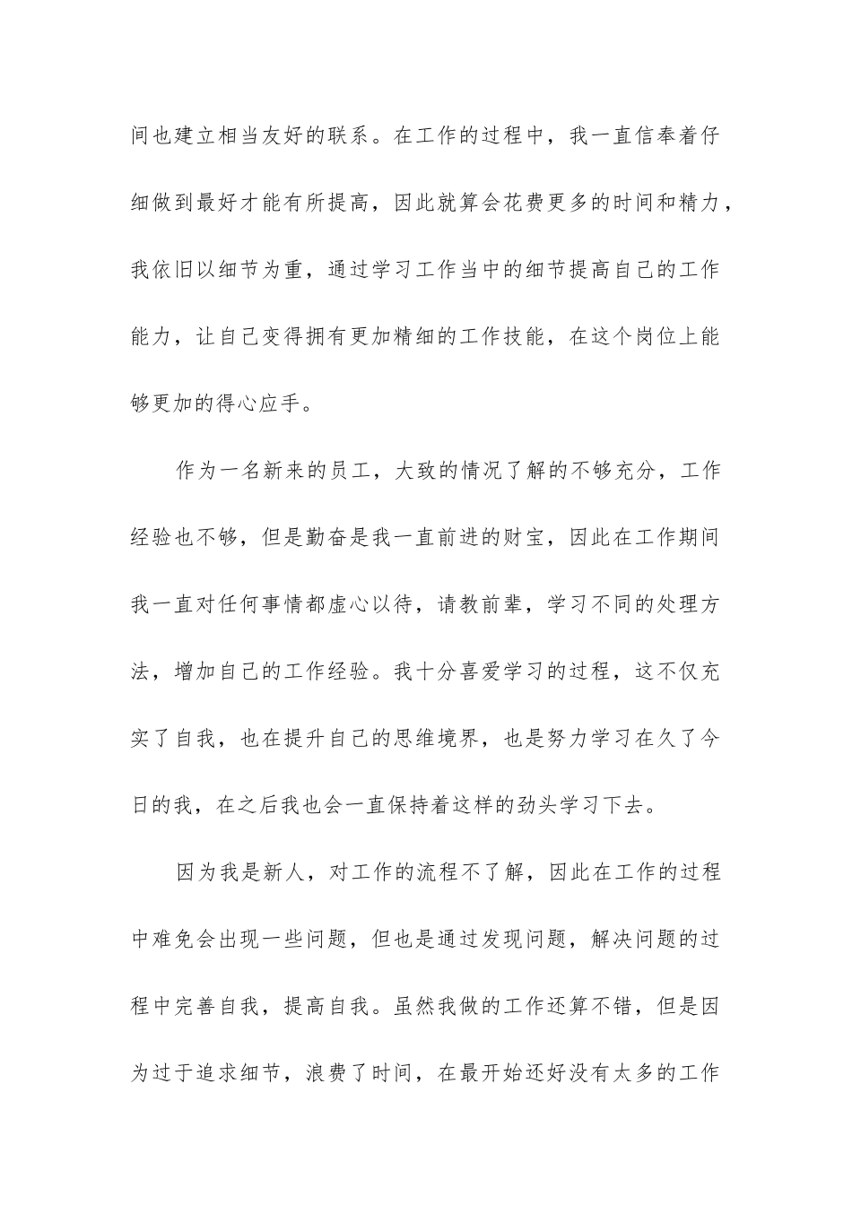 试用期内的工作总结_第2页