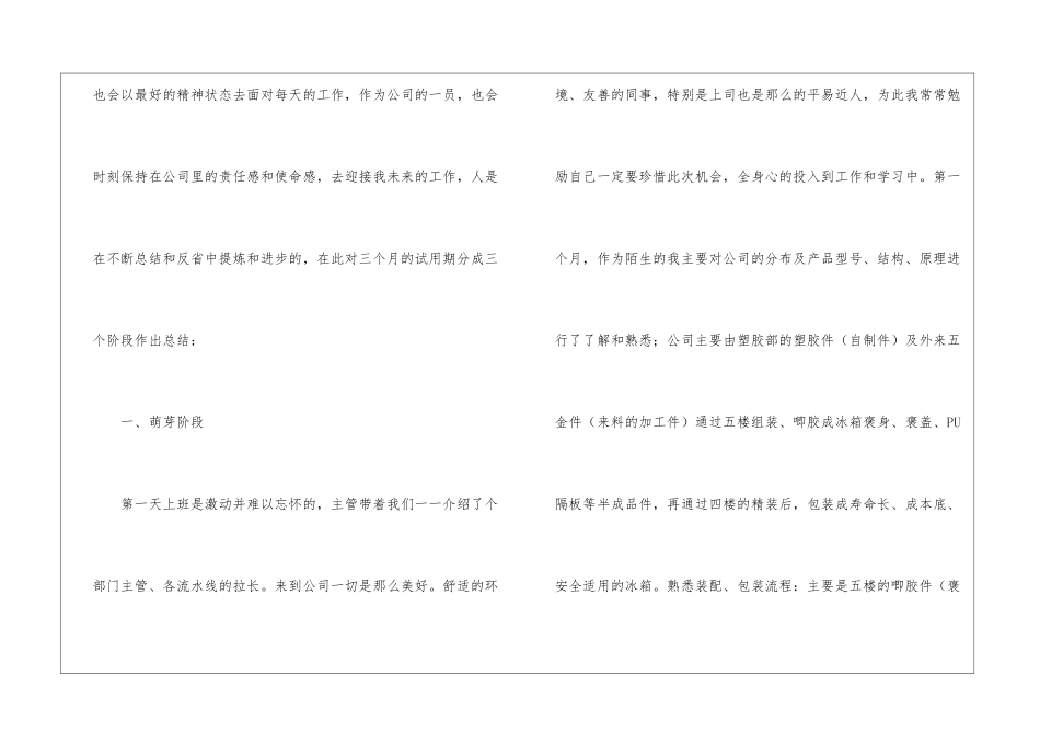 试用期员工工作总结(集锦15篇)_第2页