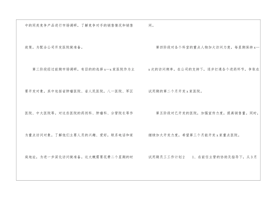 试用期员工工作计划精选13篇_第2页