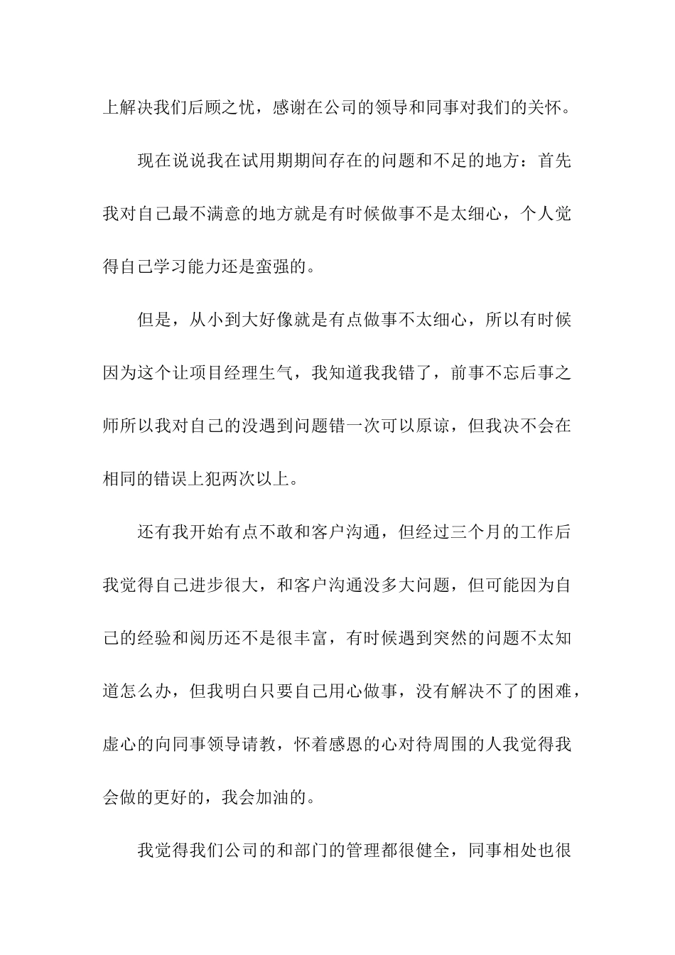 试用期工作总结(汇编15篇)_第3页