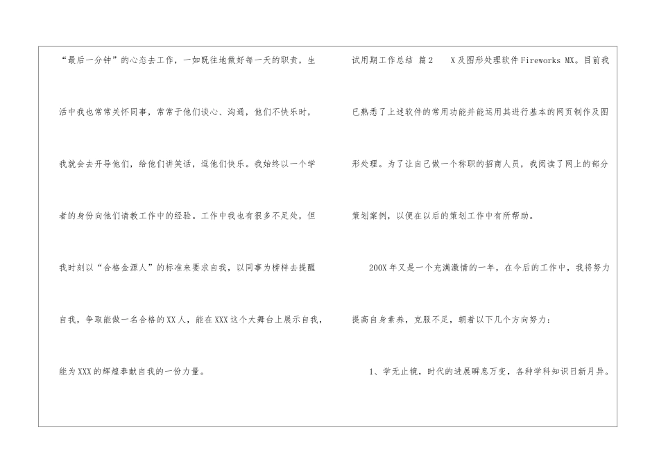 试用期工作总结4篇_第3页