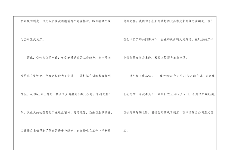 试用期工作总结5篇_第3页