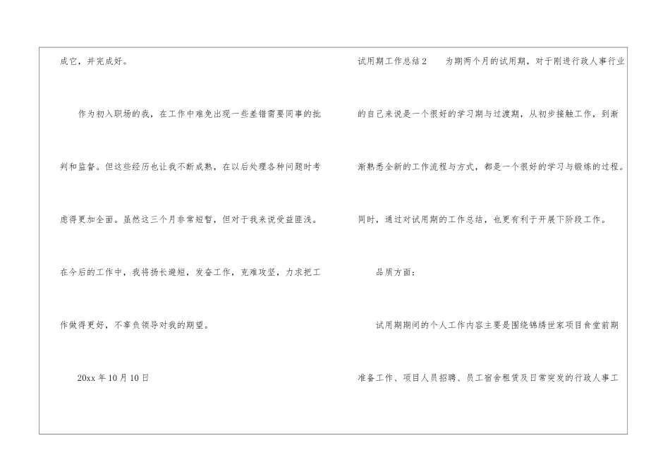 试用期工作总结合集15篇_第3页