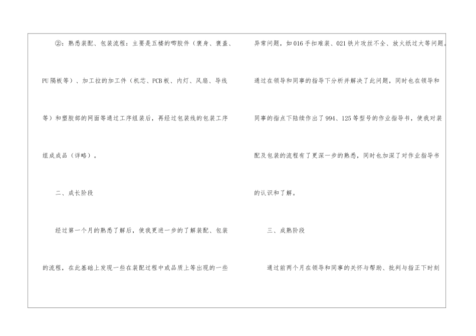 试用期工作总结模板5篇_第3页