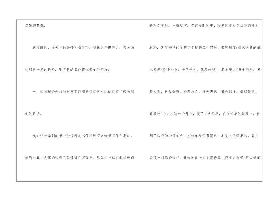 试用期工作总结模板汇总5篇_第2页