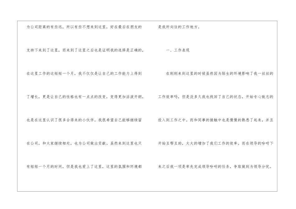 试用期工作总结模板汇总六篇_第3页