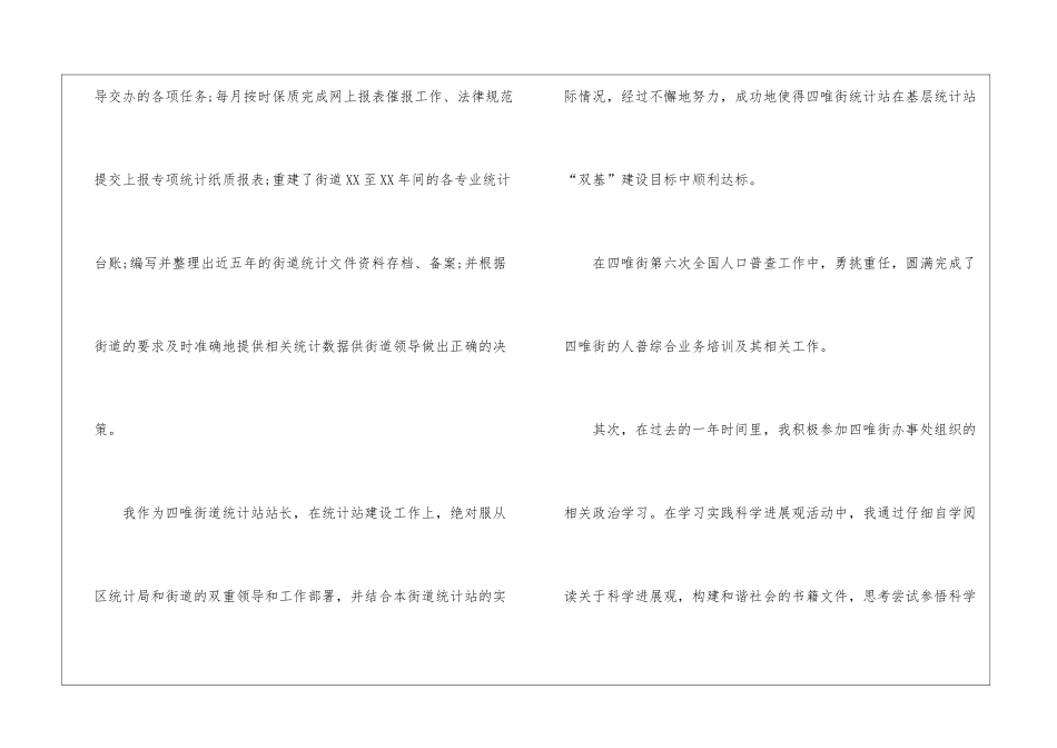试用期统计员工作总结_第2页
