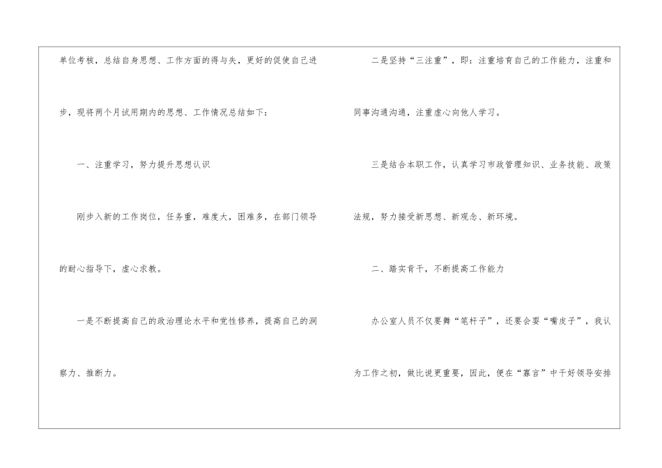 试用期考核个人工作总结_第2页