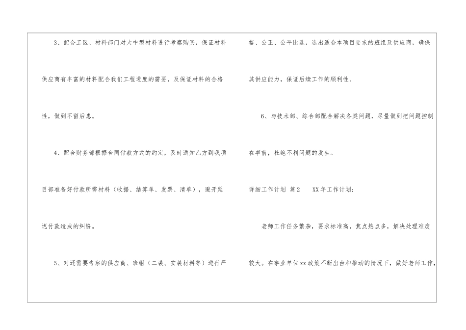 详细工作计划九篇_第2页
