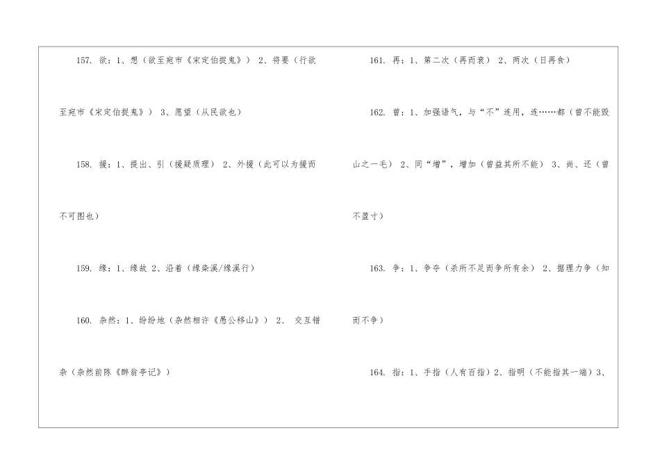 语文临考复习：一词多义汇编_第2页