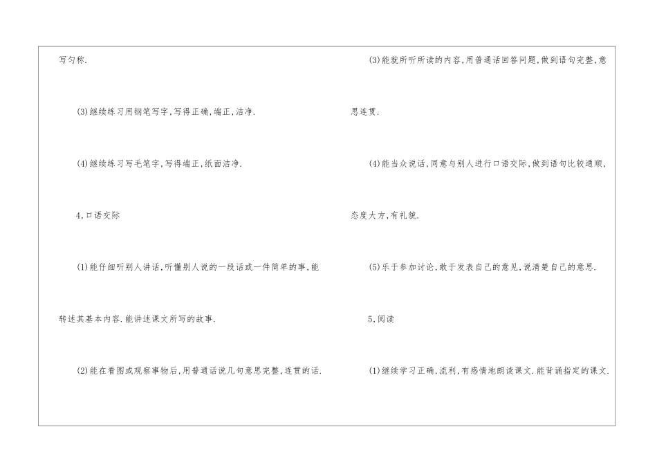 语文教学计划模板锦集5篇_第3页
