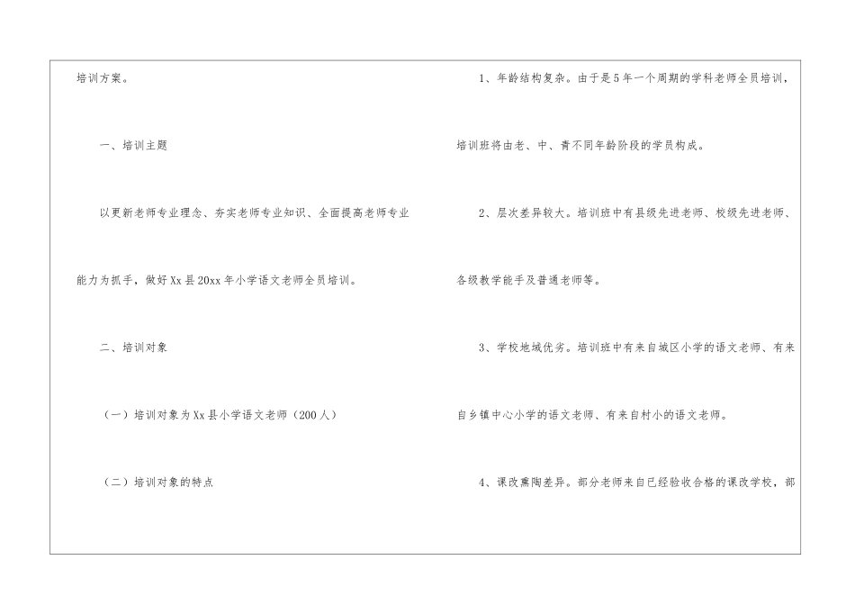 语文教师培训方案_第2页