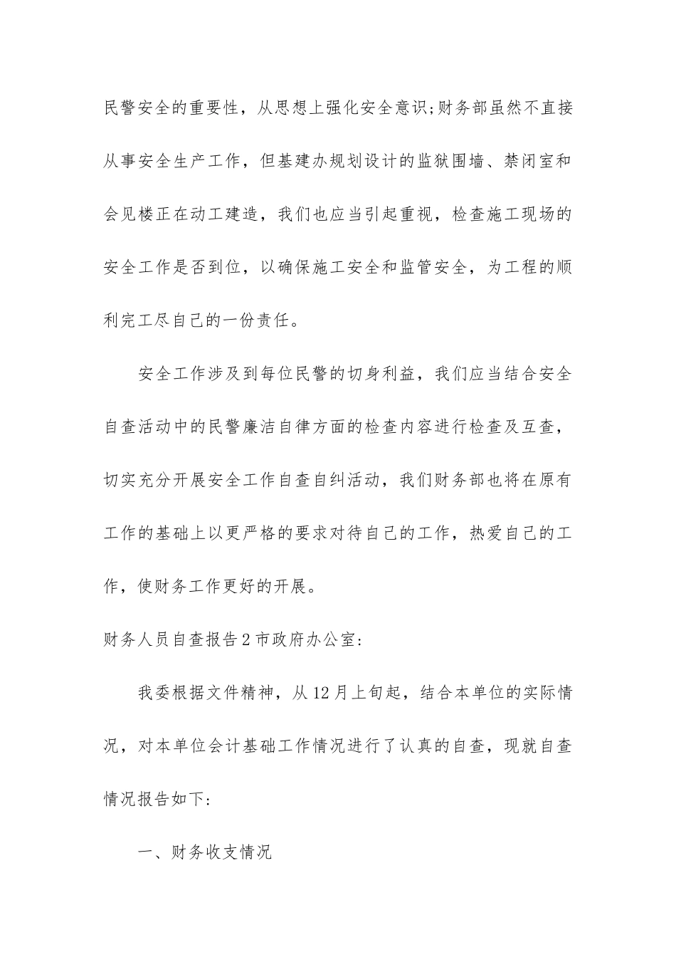 财务人员自查报告5篇-财务人员的自查报告_第3页