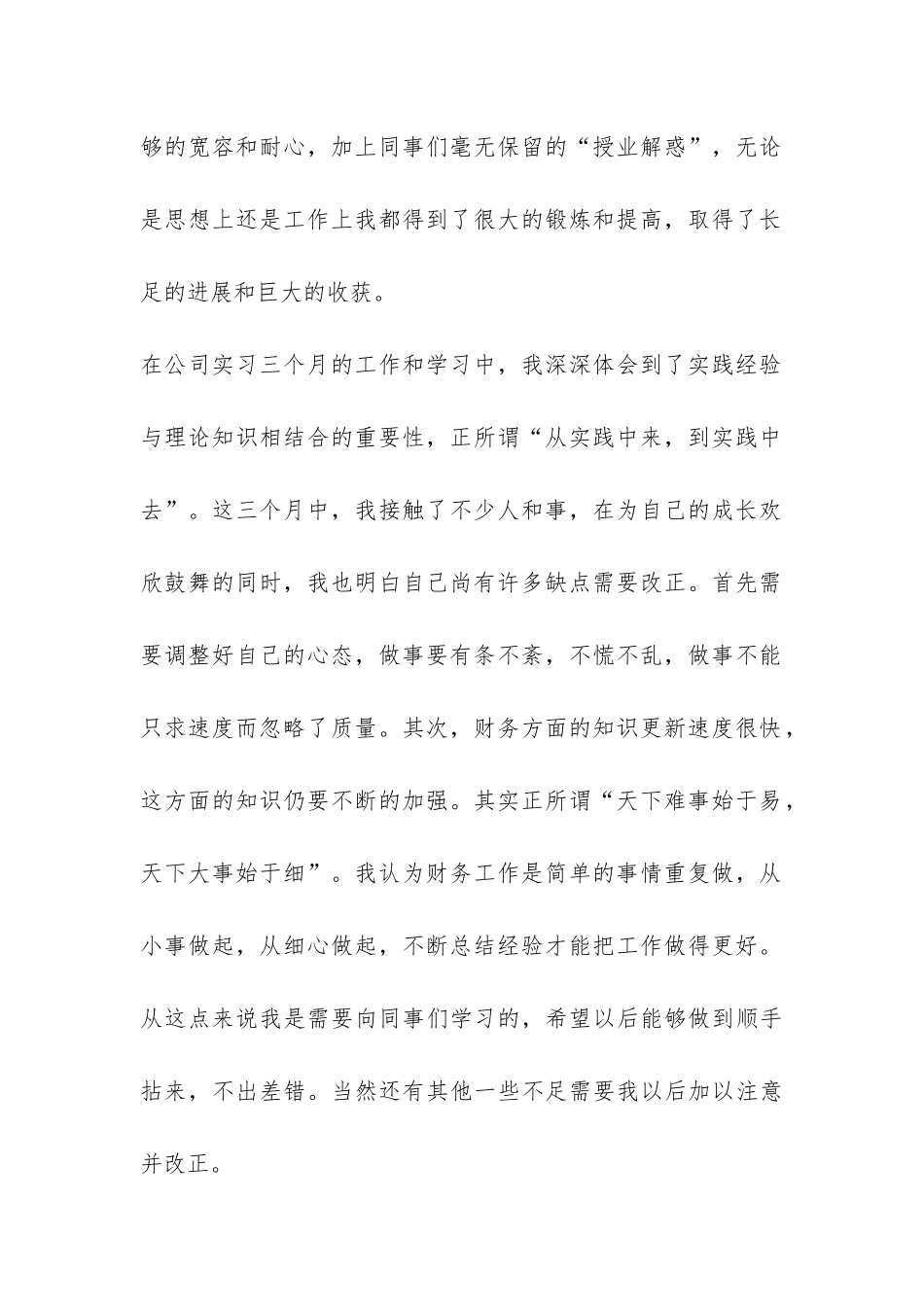 财务人员试用期工作总结-_第2页