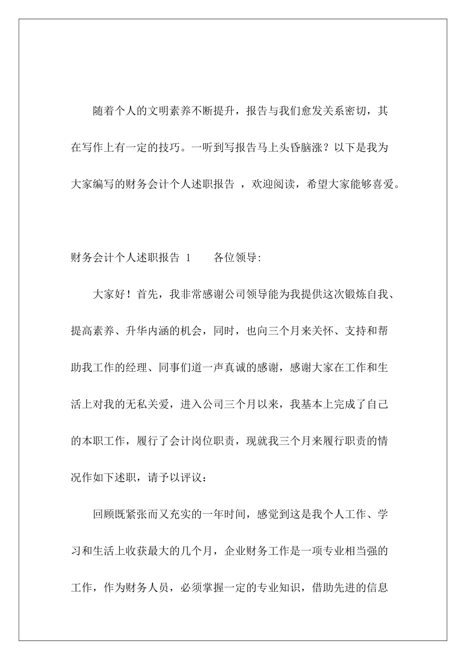 财务会计个人述职报告-_第2页