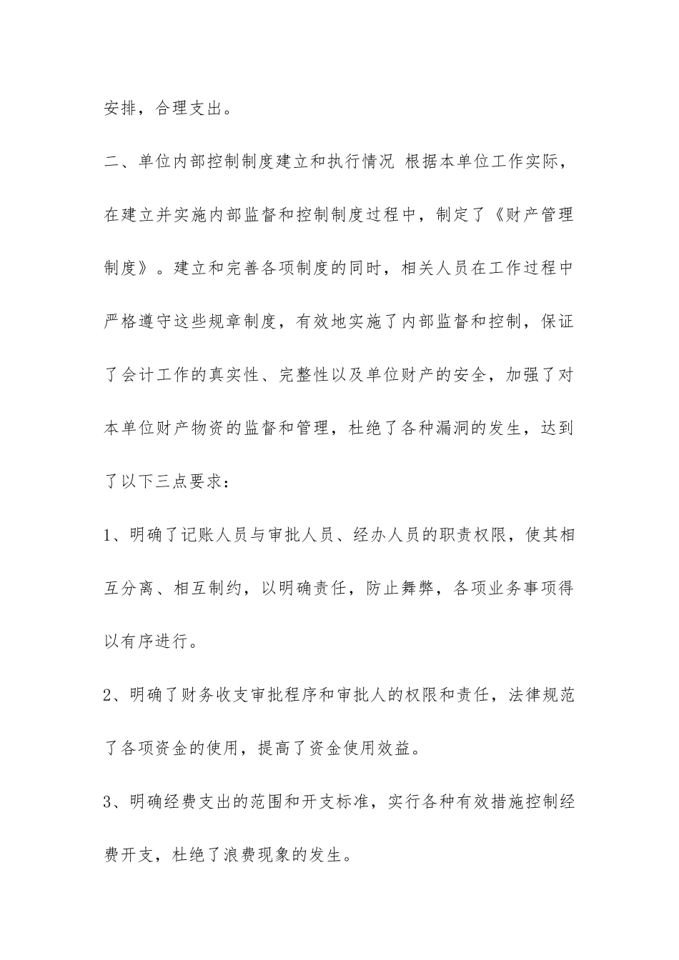 财务工作自查报告-_第2页