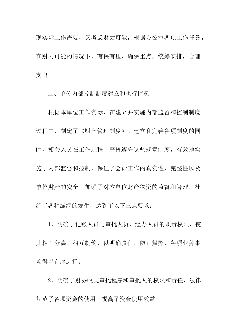 财务工作自查报告_第2页
