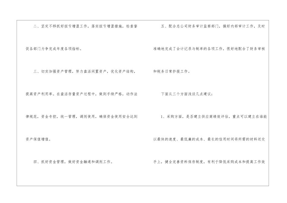 财务总监年度工作总结_第2页