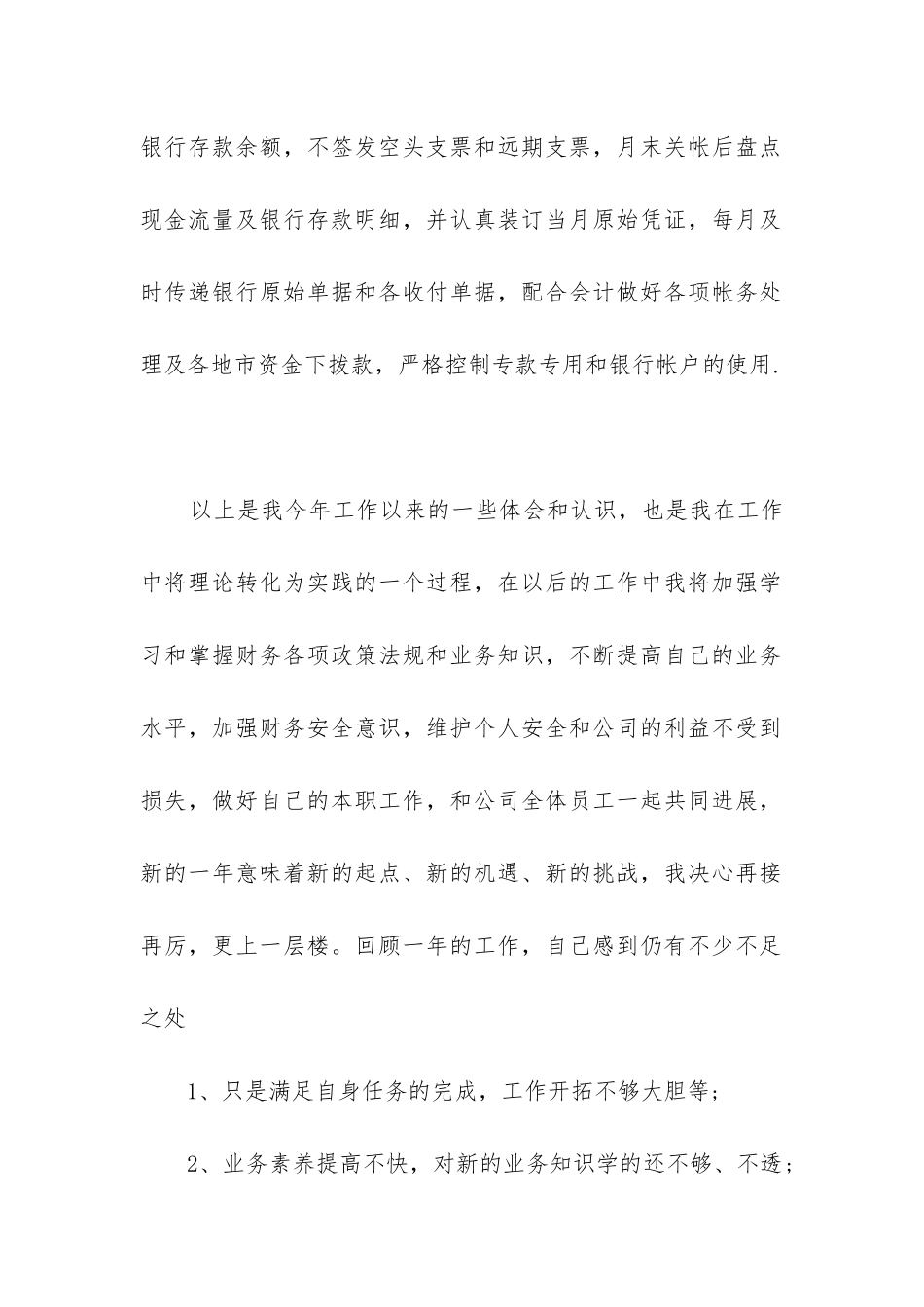 财务新员工工作总结_第2页