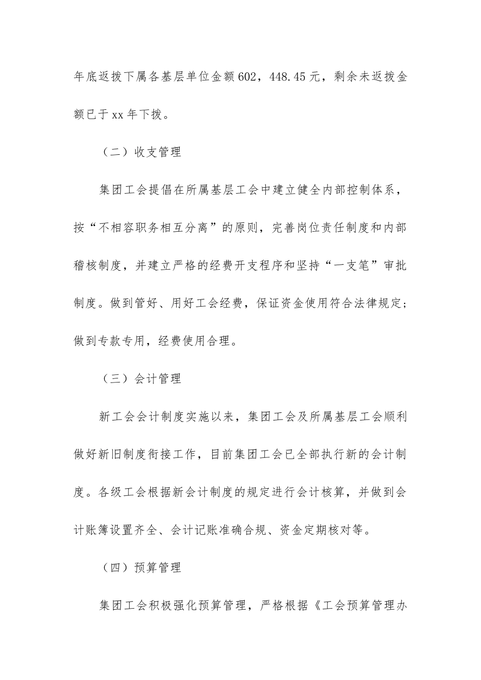 财务检查自查报告_第2页