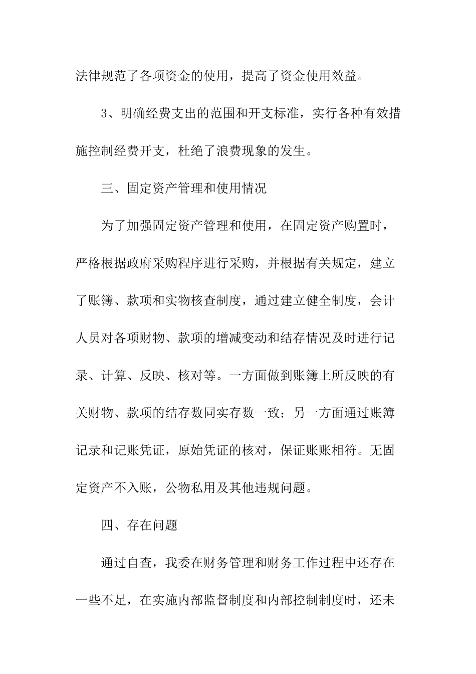 财务管理自查报告_第3页