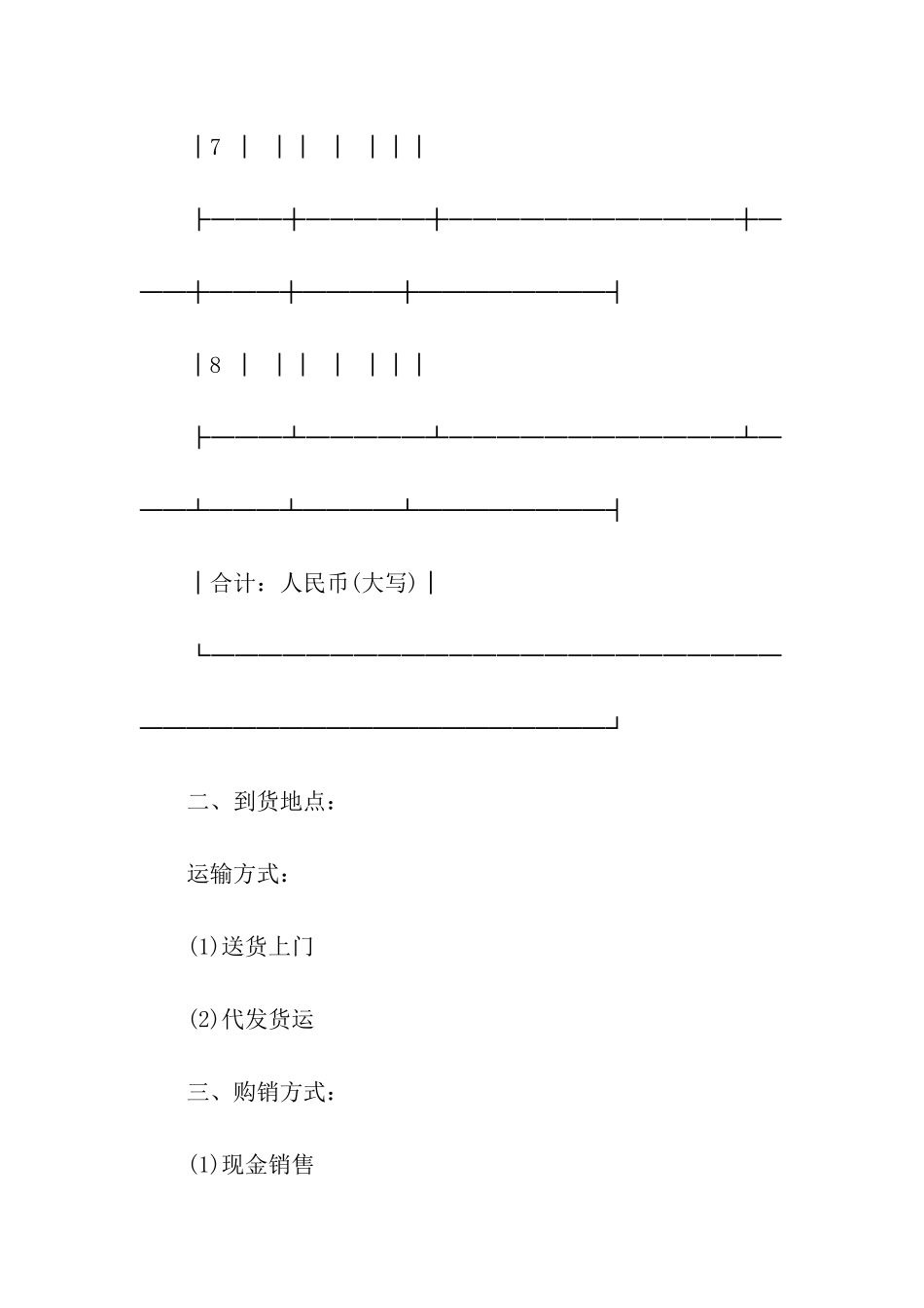 货物购销合同书_第3页