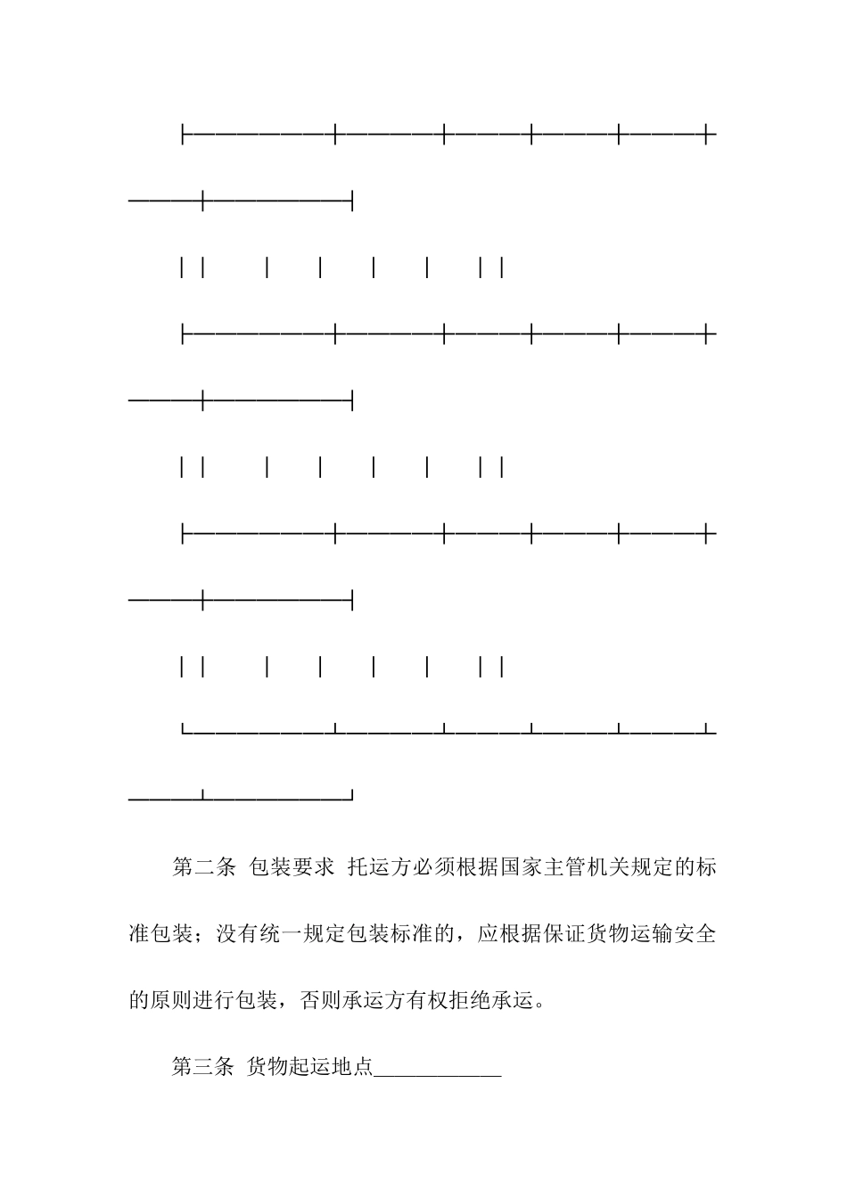 货物运输合同模板合集8篇_第2页