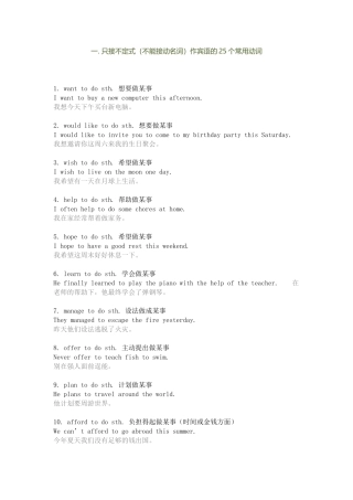 高中英语常考动词“固定搭配+经典例句”