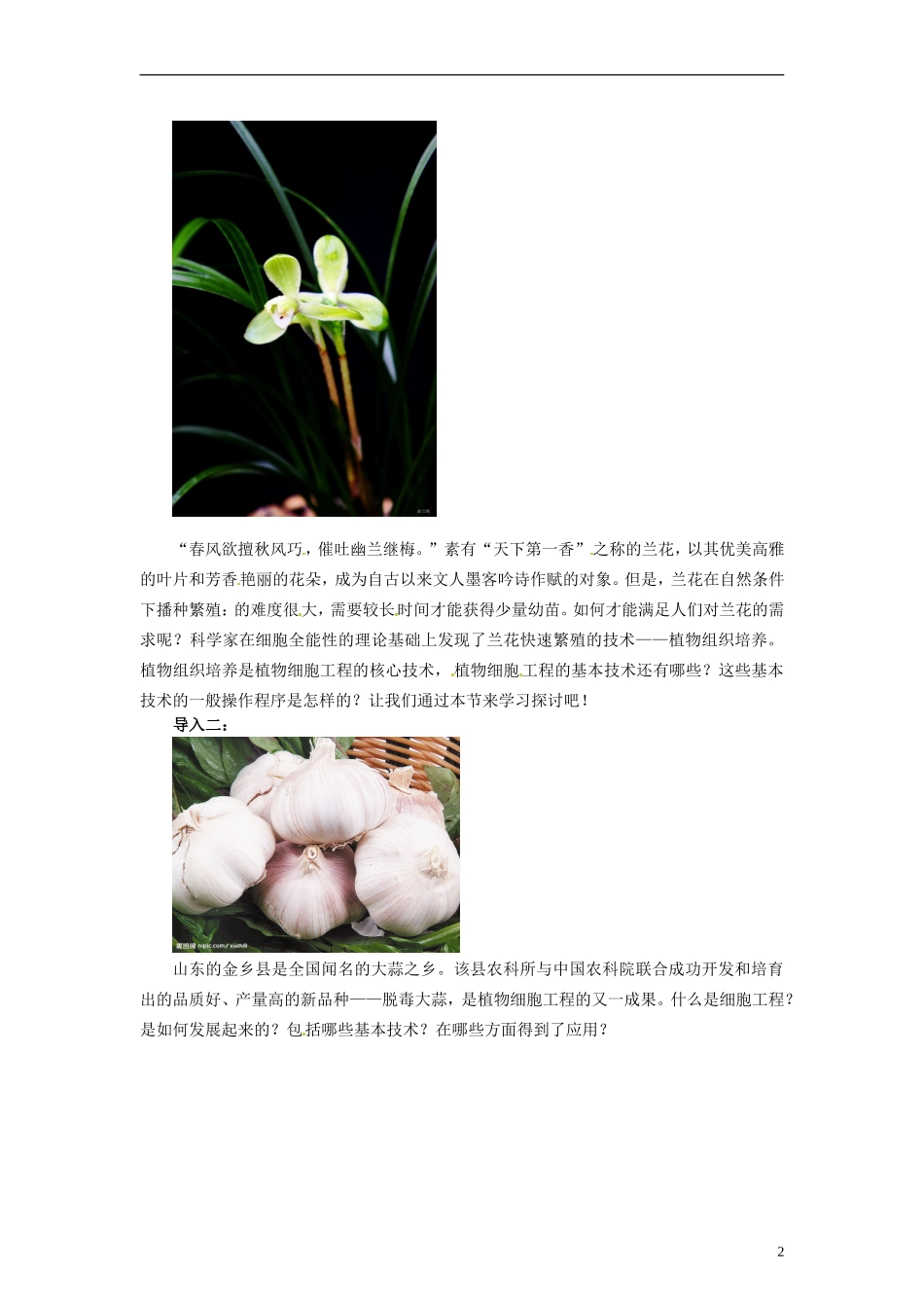 2014高中生物 2.1.1 植物细胞工程的基本技术同步导学 新人教版选修3_第2页
