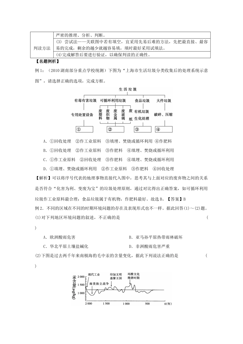 2014高考地理一轮全程复习方案 第37讲 人地关系思想的演变 湘教版_第3页