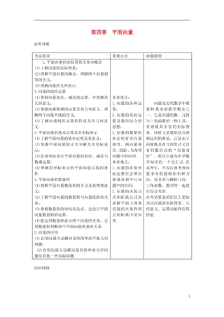 2014高考数学一轮总复习 4.1 平面向量的概念及线性运算教案 理 新人教A版