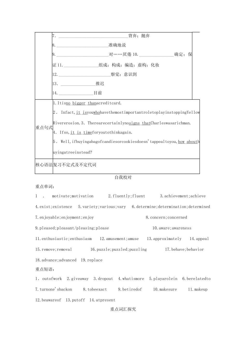 2014高考英语知识点复习教案11_第2页