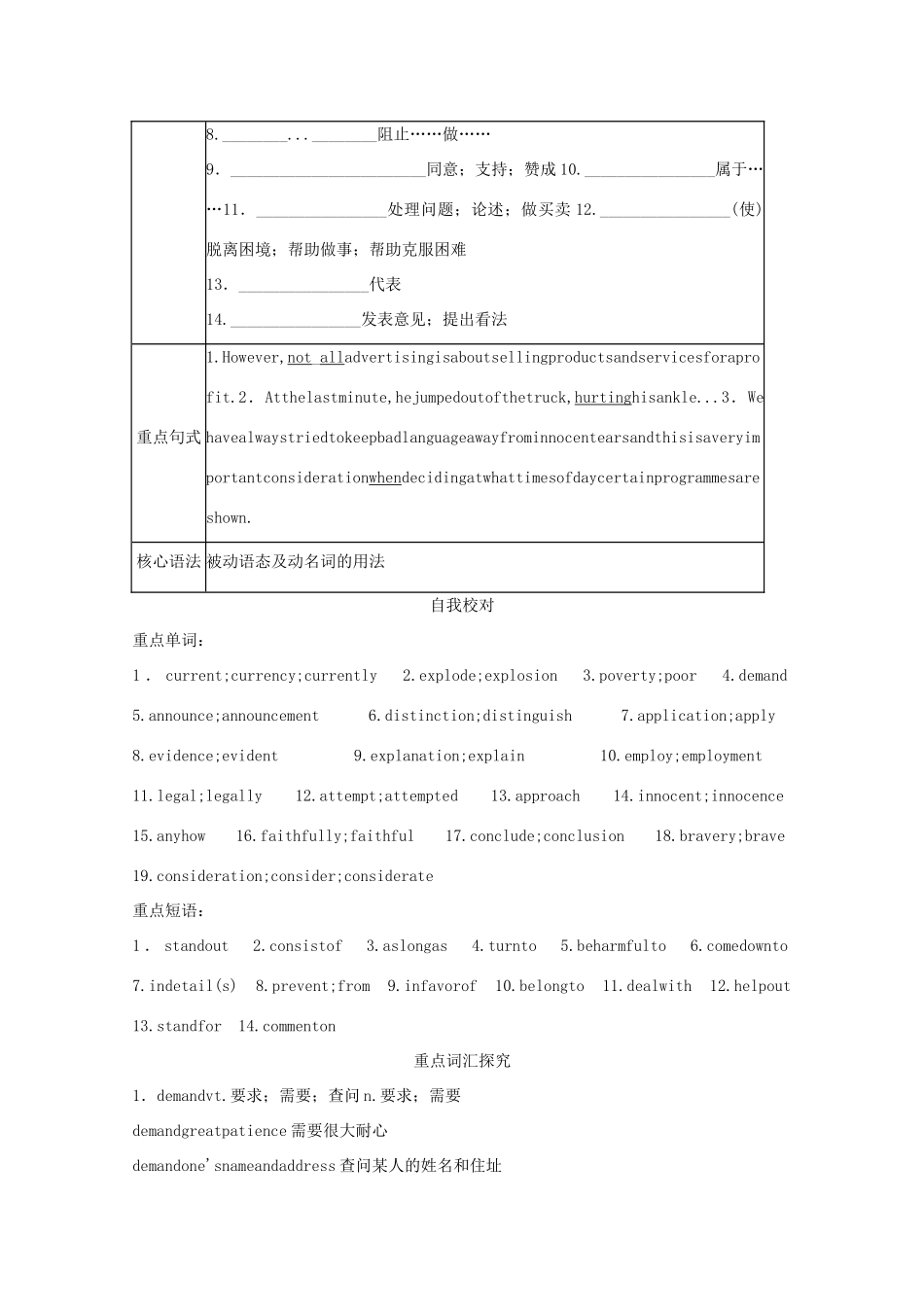 2014高考英语知识点复习教案12_第2页