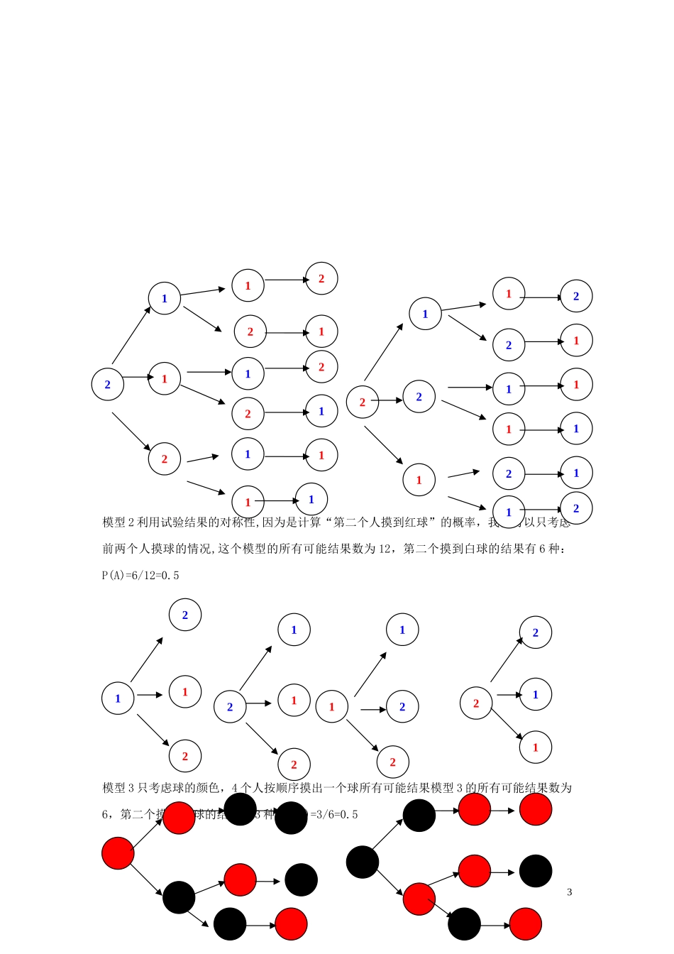 2014高中数学 第六课时 3.2.2建立概率模型教案 北师大版必修3_第3页