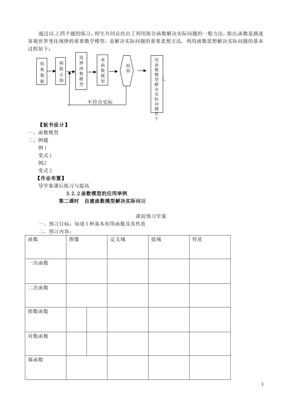 2014高中数学 3.2.2-2自建函数模型解决实际问题教案 新人教A版必修1_第3页