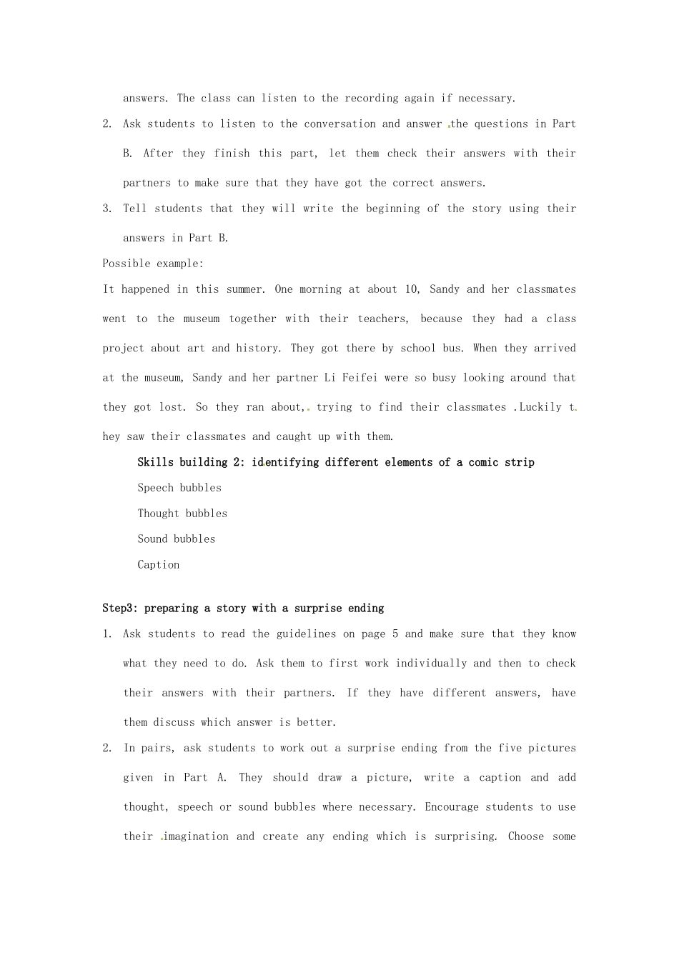 2014高中英语 Module 3 Unit 1 Period3教案 译林牛津版必修3_第2页